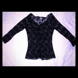 Black floral Daydream top